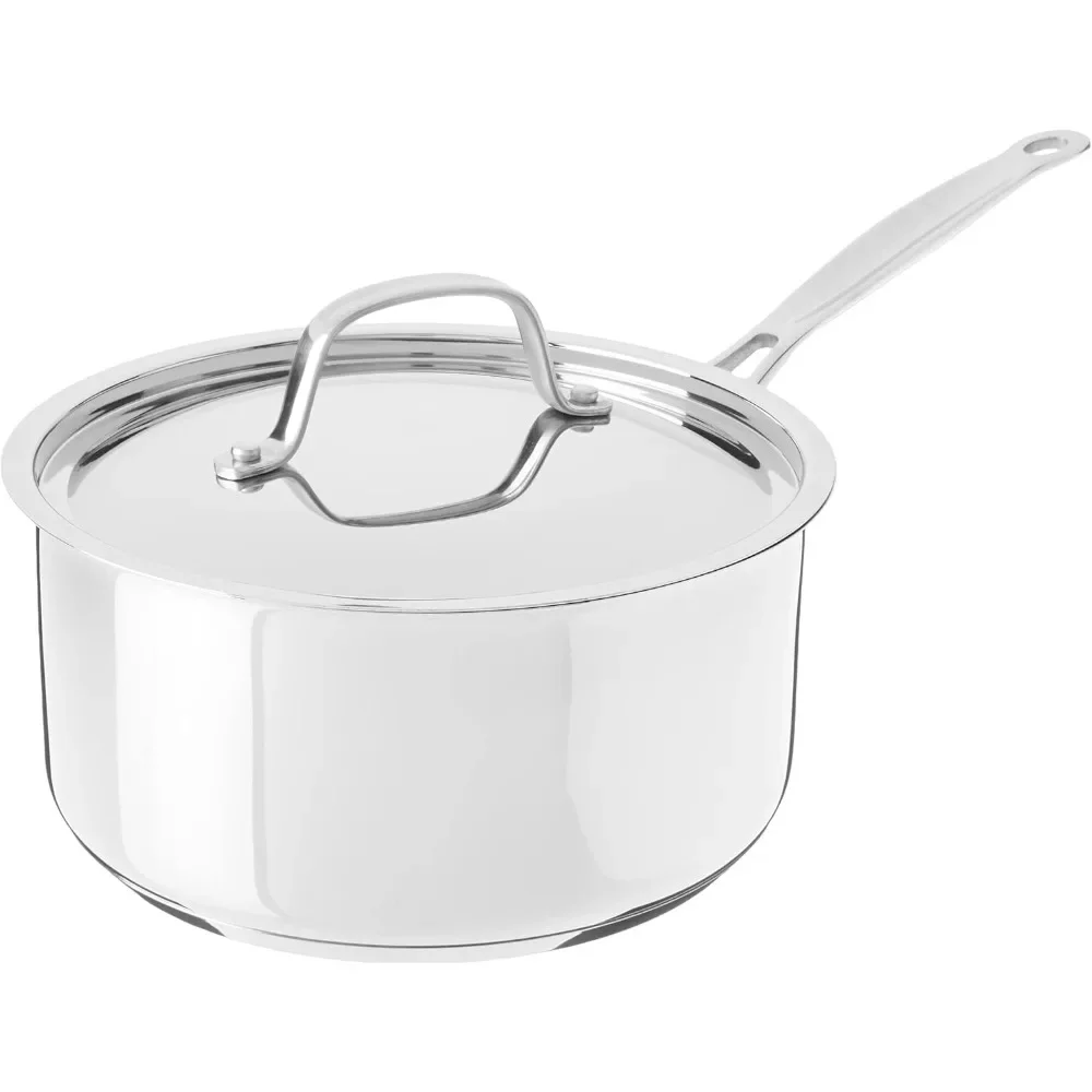 

Saucepan w/Cover, Chef's-Classic Stainless Steel Cookware Collection, 3-Quart, 7193-20