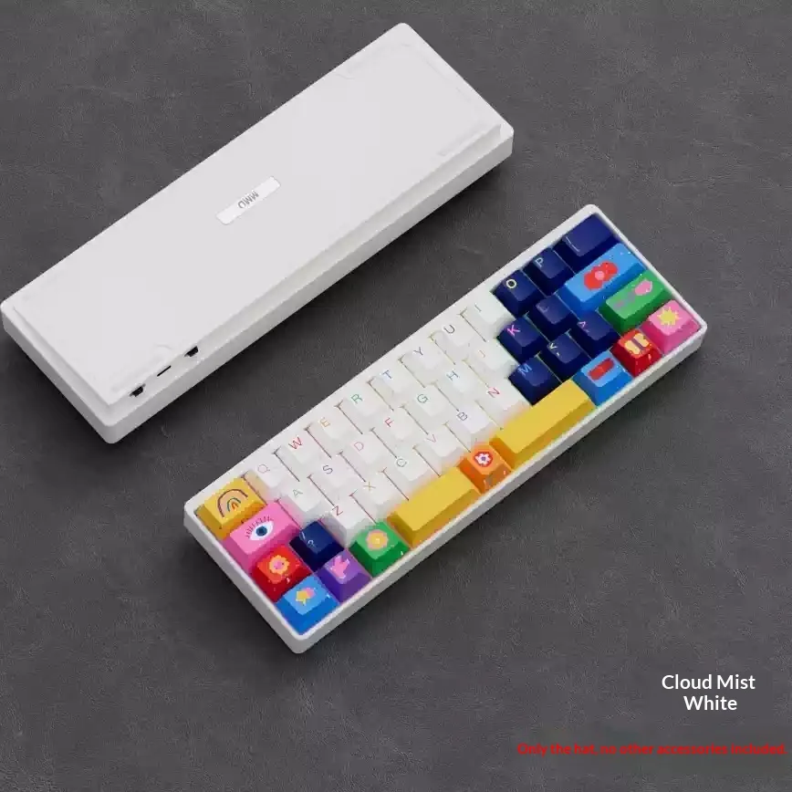MMDAiny KM40 PC Keycaps 40% For Small Arrangement 40 Keyboard Keycaps PBT Thermal sublimation and light transmission PC