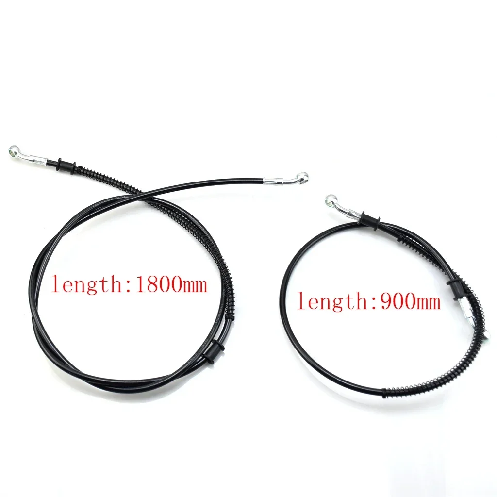 

Motorcycle M10 Hydraulic Brake fluid Hose Clutch Cable Braided Steel 90cm / 180cm For ATV Dirt Pit Bike 28 degree