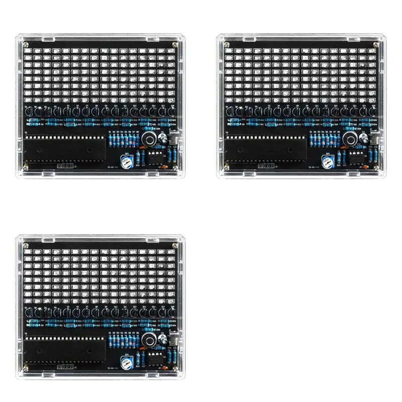 

【RECOMENDAR】3X DIY Sound Control LED Music Electronic Kits Audio Frequency Display PCB Soldering Project Practice DIY Electronic