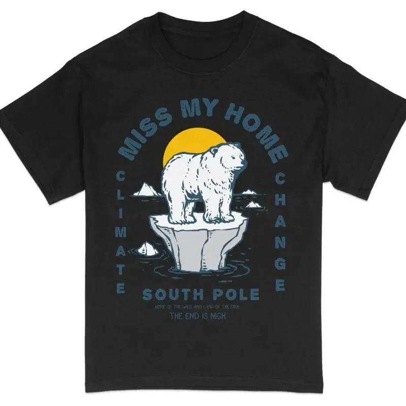 Climate Change Awareness T Shirt Polar Bear Environmental 17