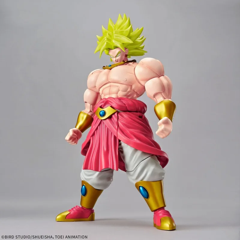 In stock Bandai Genuine Figure-rise Standard Legend Super Saiyan Broly  Anime Action Figure Assembly Model Toys Gifts