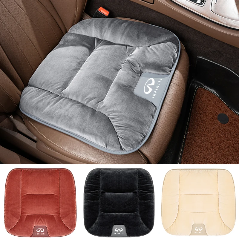 Car Seat Covers Velvet Warm Non-Slip Mats Universal Seat Protector For Infiniti Q50 FX35 Q30 G37 Q70 QX70 G35 Q60 QX50 QX60 QX80