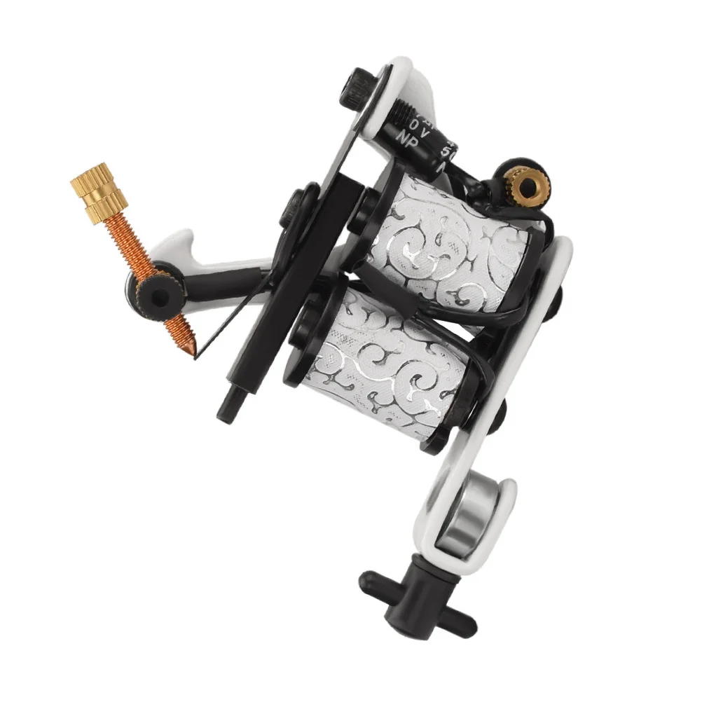 

1pc Professional Coil Tattoo Machine Durable Copper Wire Quiet Portable Tattooing Tool Coil Tattoos Machine