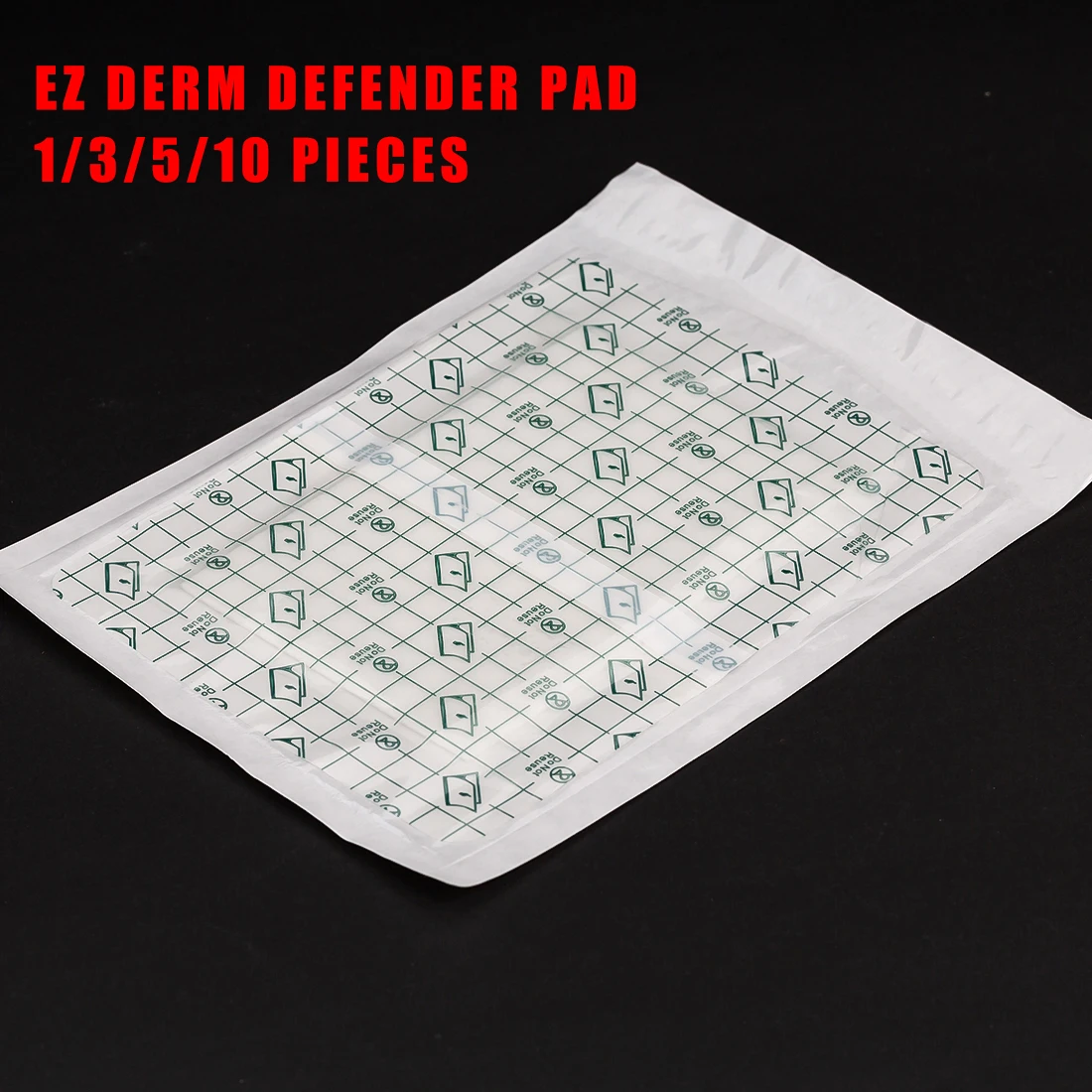 EZ Derm Defender Pad 2-in-1 Tattoo Film Waterproof Wrap Cover Non-Adherent Dressing Pad Tattoo Aftercare Supplies