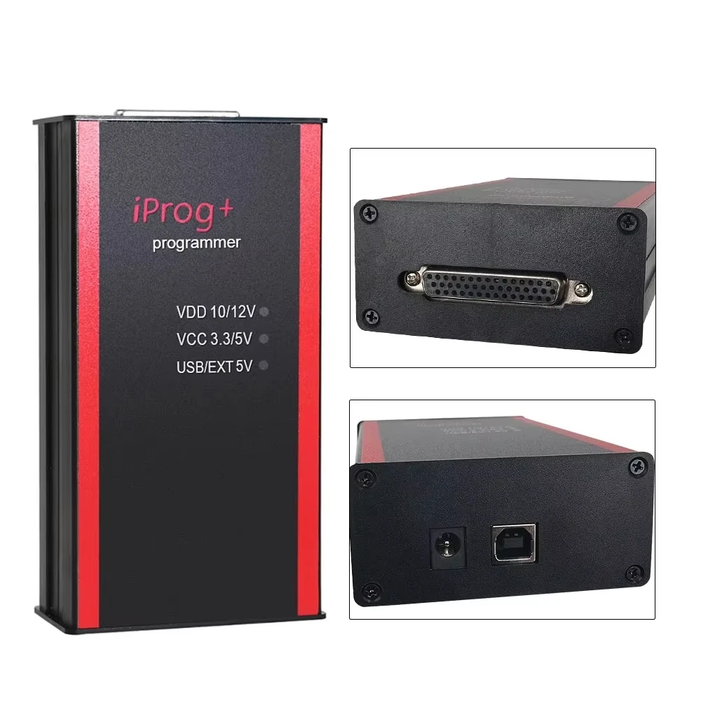 2026 Iprog Pro Full V89 Read/write/erase EEPROM with 7/11 Adapters Auto Key Programmer Update to V89 Version