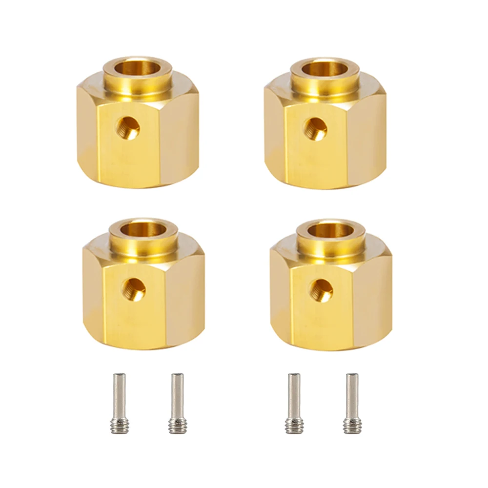 6/8/9/10/11/12 MM Heavier Brass 12MM Wheel Hex Extended Adapter for RC Crawler Traxxas TRX4 TRX-4