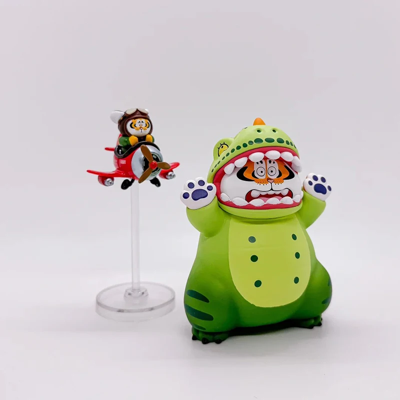 

Толстый тигр, отец добрый и сын, серия Filial, слепая коробка, милая загадочная коробка, коллекционные игрушки, орнамент