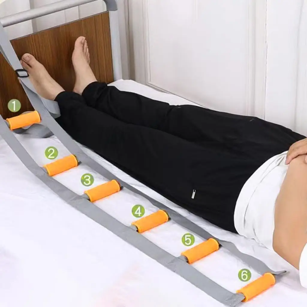 Bed Ladder Assist Comfortable for Most Beds Mobility Aid Sit up Helper for Elderly Adults Household Bedridden Seniors Sitting