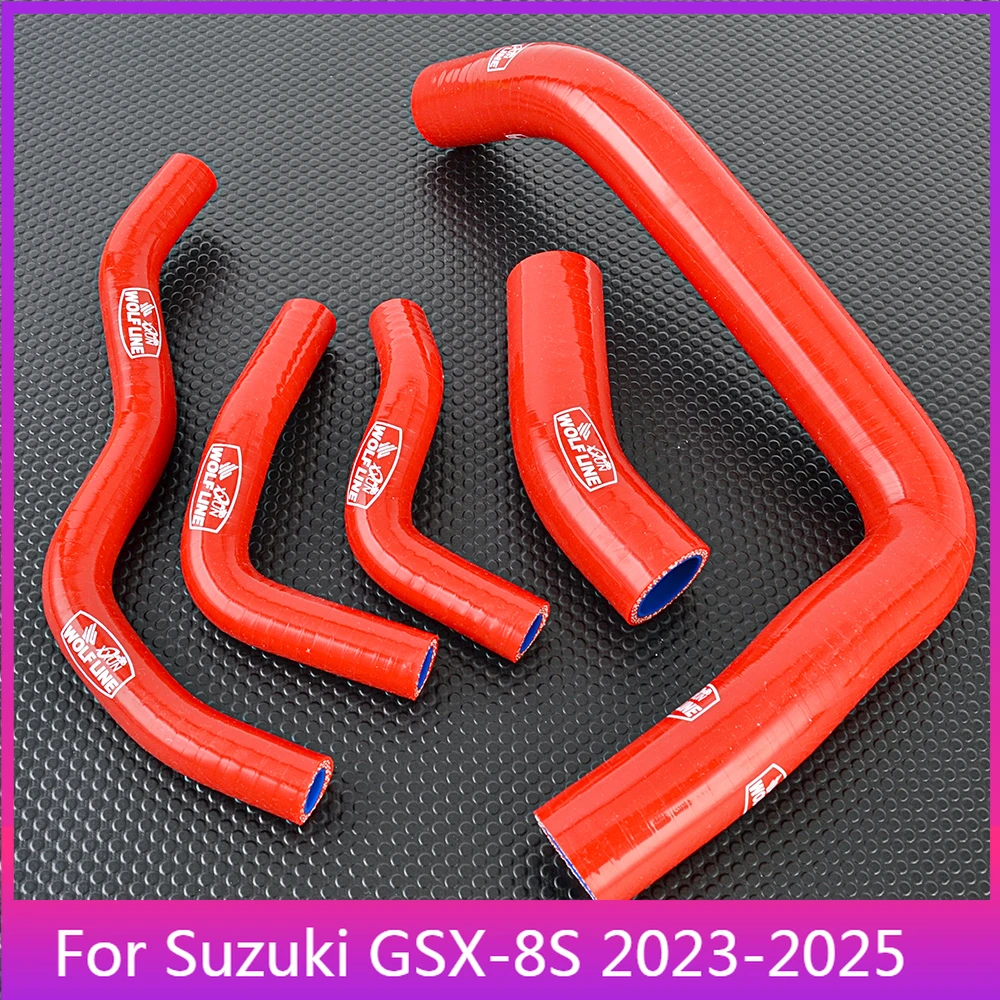 

Комплект силиконовых шлангов радиатора для Suzuki SX-8S GSX8S GSX 8S 2023 2024 2025