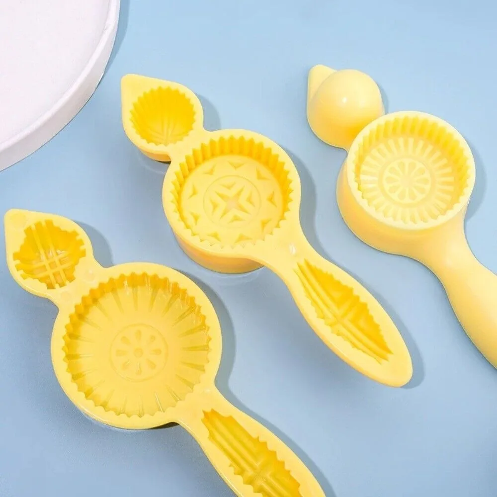 New Plastic Maamoul Mould Household Baking Chocolate Middle Eastern Cookie Mold Yellow Rice Ball Mold