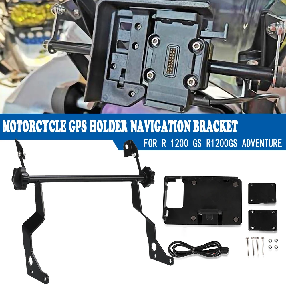 

GS1200 2013-2018 GSA1200 R1200GS Motorcycle GPS Holder Navigation Bracket For BMW R1250GS Adventure ADV 2019 2020 2021 2022 2023