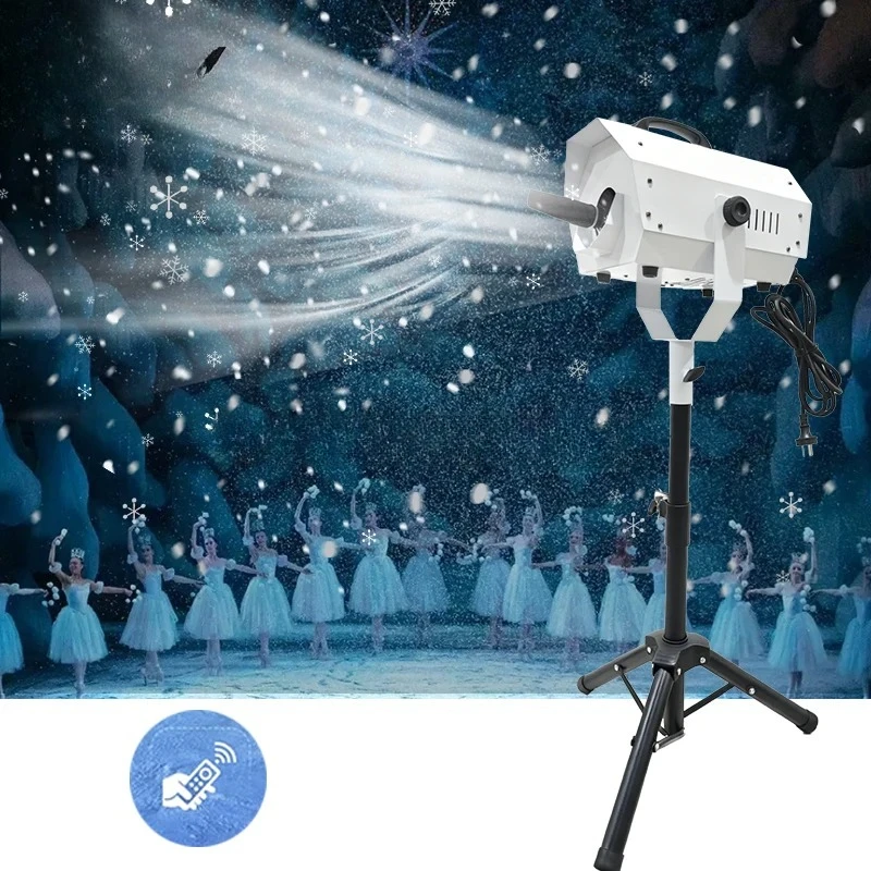 Portable Snowflake Machine Hot Selling Outdoor/Indoor Wedding Party Snowmaking Equipment with Remote Control