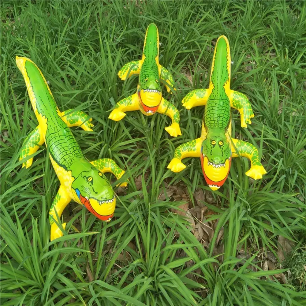 

2 шт. ПВХ надувной крокодил игра крокодил воздушный шар из кожи аллигатора надувной плавающий водный плавающий игровой интерактивный