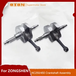 OTOM Motorcycle Crankshaft Assembly Crank Shaft Connecting Rod For ZONGSHEN NC250 NC450 KAYO T6 K6 BSE J5 RX3 Engine Accessories