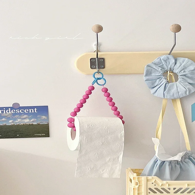 Dopamine-Inspired Paper Towel Holder, Multifunctional, No-Punching, Toilet and Bedroom Storage Solution, Adds a Pop of Fun