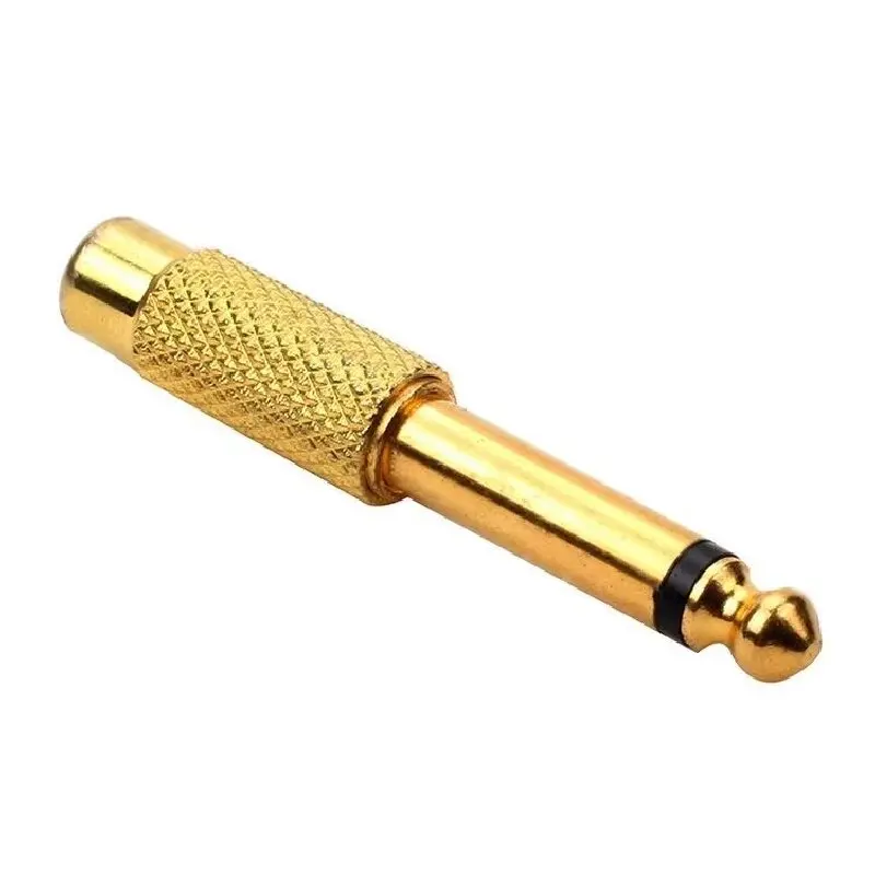 6.5 Inch Coaxial to RCA Audio AV Adaptor Cable Converter Plug And Jack Connector for Home Audio Video System