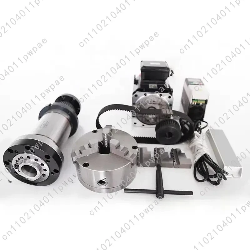 5000 rpm CNC Belt Drive Through Hole 45 mm Lathe Spindle Kit Full Machine Spindle