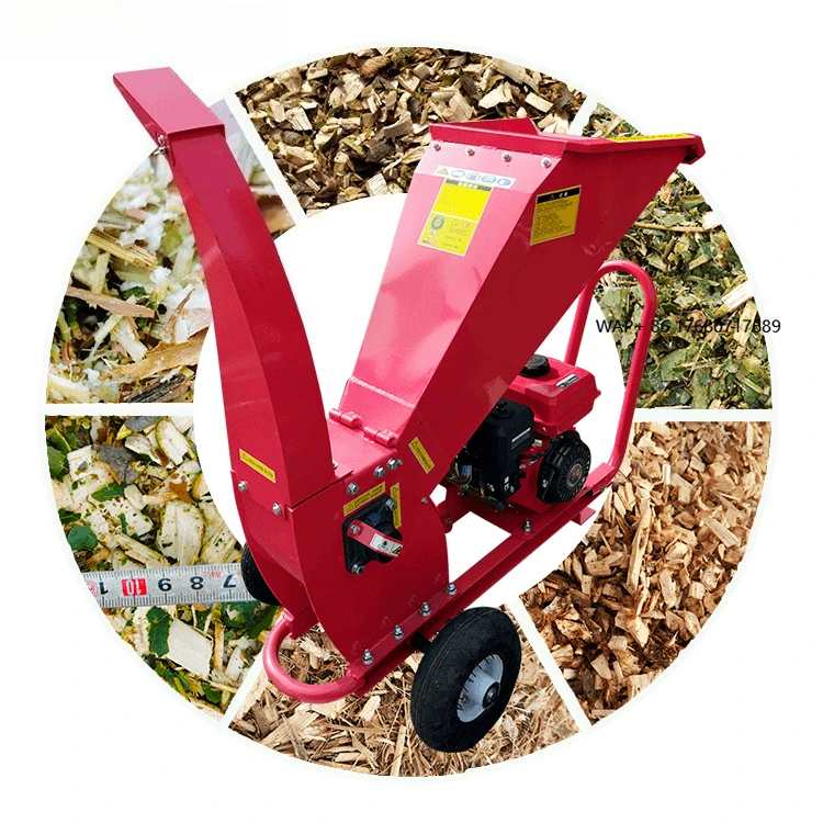 WEIWEI Best Selling Shredder Wood Chipper Tree Chipping Machine Mobile Wood Crusher Branch Cutter