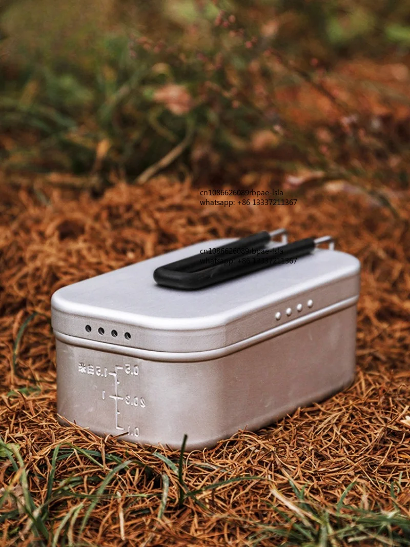 Pressure Relief Lunch Box Thickened High Temperature Resistant Camping Cooking Artifact Hard Aluminum Multifunction