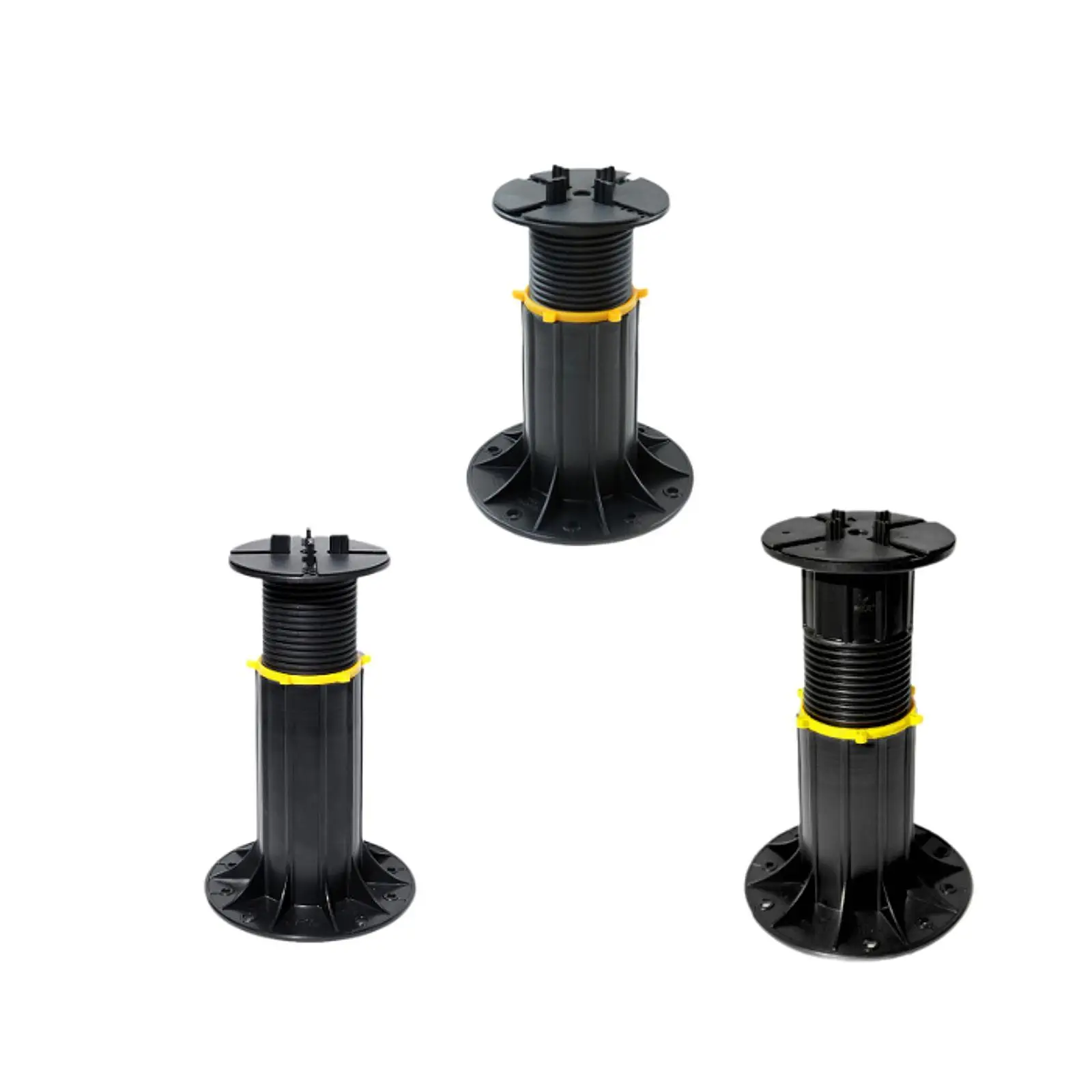 Floor Balance Bracket Dry Fountain Square Support Hardware Pedestal Bearing Adjustable Support Pedestal for Terrace Furnish