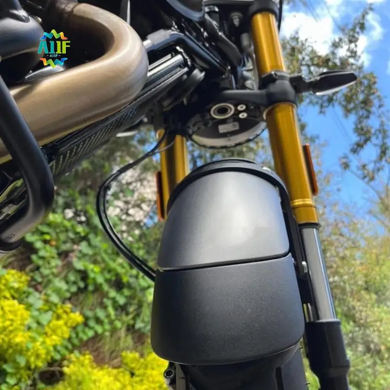 

A11F-Motorcycle Front Fender Mudguard Extender Extension Fit For SCRAMBLER400X Scrambler 400 X 400X 2024-2025