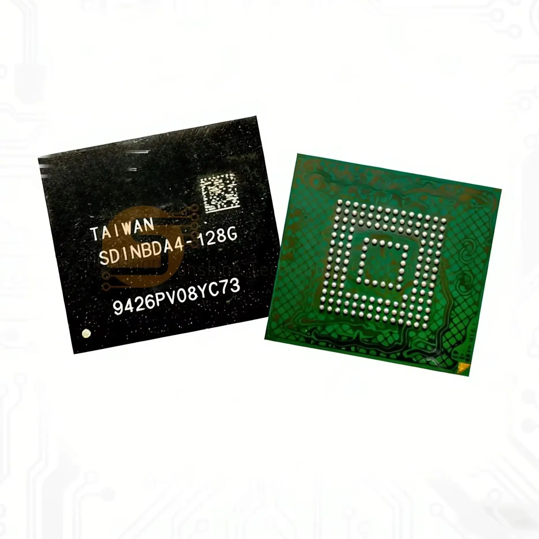 SDINBDA4-128G SDINBDA4 eMMC Chip 128GB eMMC 5.1 153-Ball FBGA Flash Memory IC For TV Box Tablet Smartphone