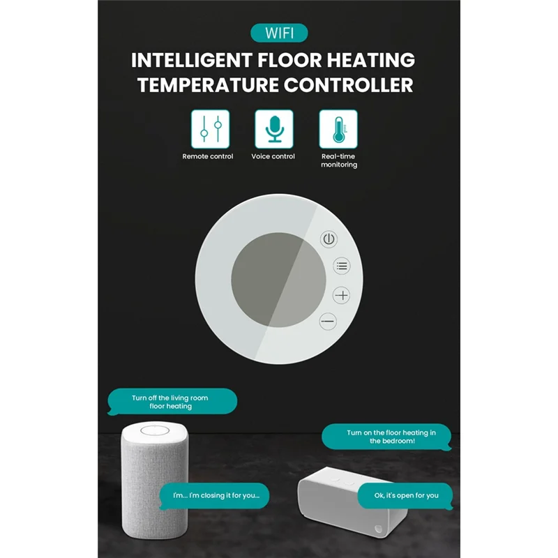 IALJ-Tuya Wifi control remoto inteligente para Google Home termostato calefacción de suelo eléctrica temperatura de caldera de agua/Gas