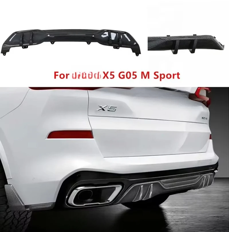 

Premium-Quality FORBMW X5 G05 M Sport Rear Bumper Diffuser Carbon Fiber Mp Style 2019-2021