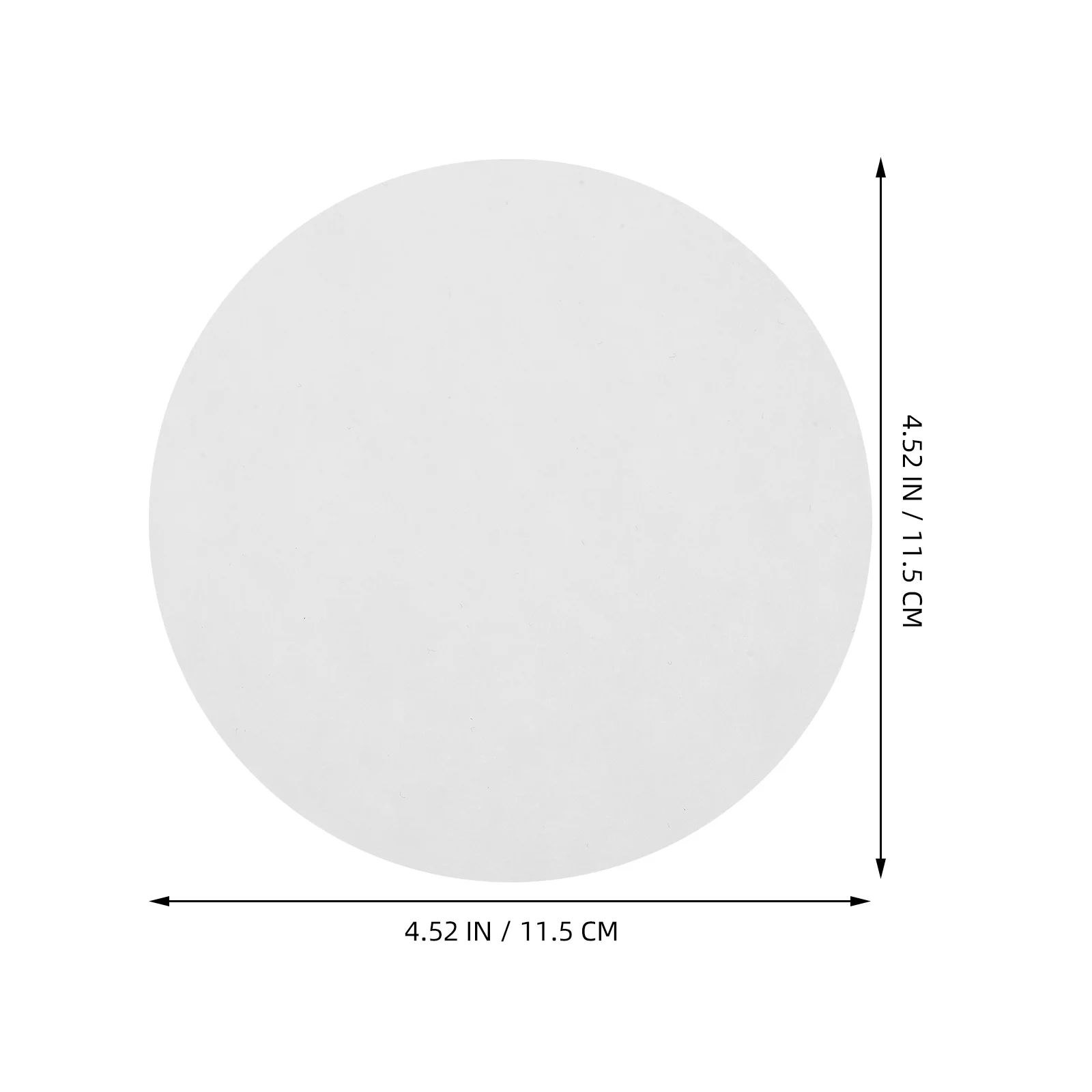 100 قطعة ورق فلتر عالي 11 سنتيمتر معدل تدفق متوسط أقراص مميزة لتطبيقات الكيمياء العامة ورق فلتر المختبر القياسي #6