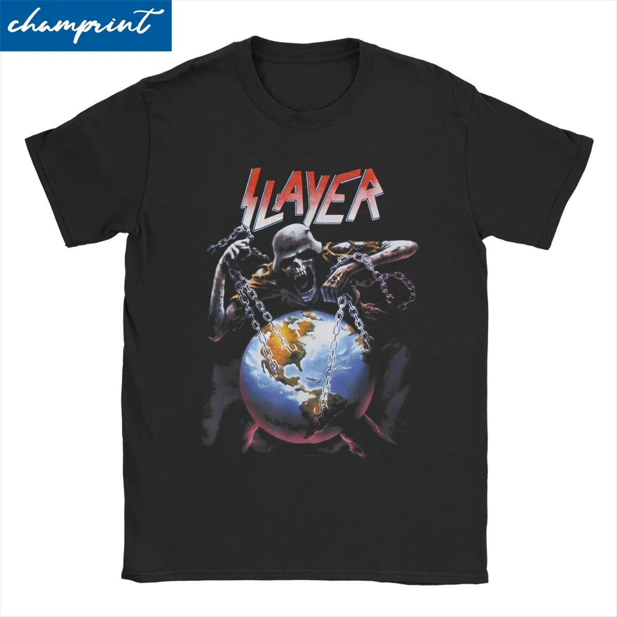 Vintage Intourventions 1980s Trash  Band T-Shirt Men Women O Neck Pure Cotton T Shirts Slayer Tee Shirt Plus Size Clothing