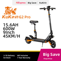 Kukirin G2 Pro Electric Scooter with Seat 1000W Motor 48V 15.6Ah Battery 45KM/H Speed 58KM Range Kickscooter