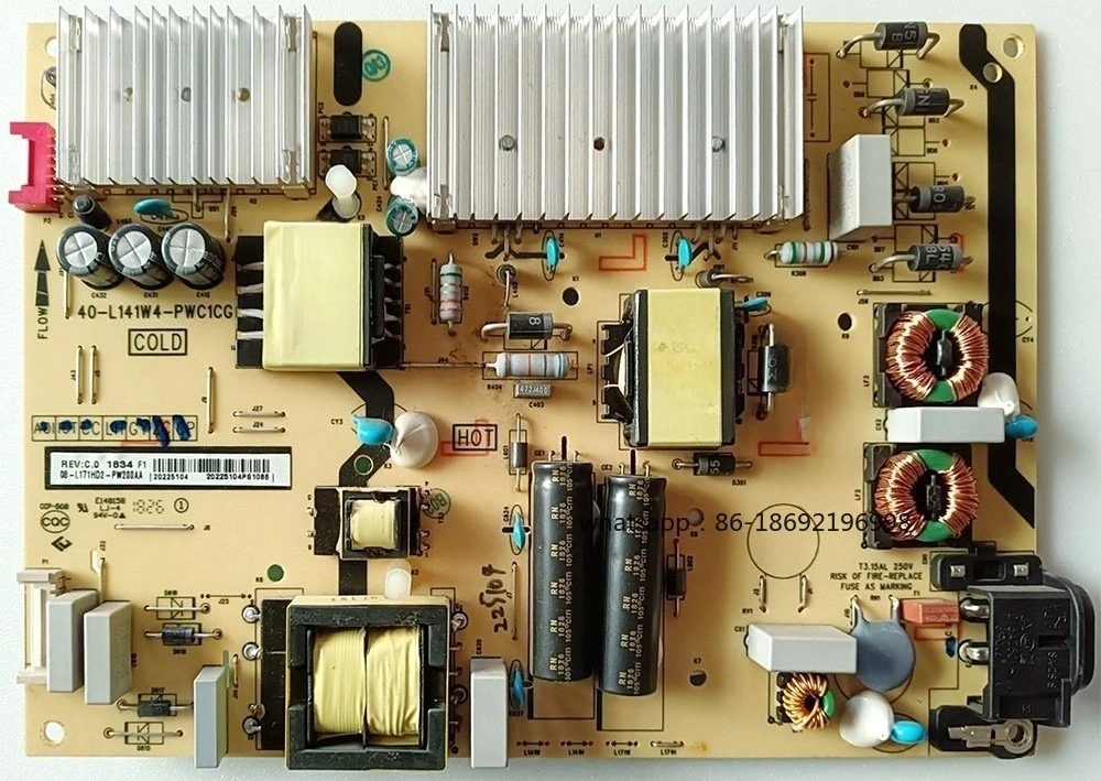 

* Оригинальная 65-дюймовая плата питания 65V690 65D10 65L2 65Q8 40-L141W4-PWC1CG