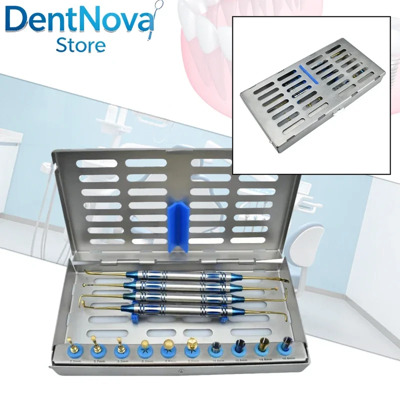 

1set Dental Sinus Lifting Elevation Kit Implant Drills Stoppers Periosteal Separator Plant External Lifting Drill Surgical Tools