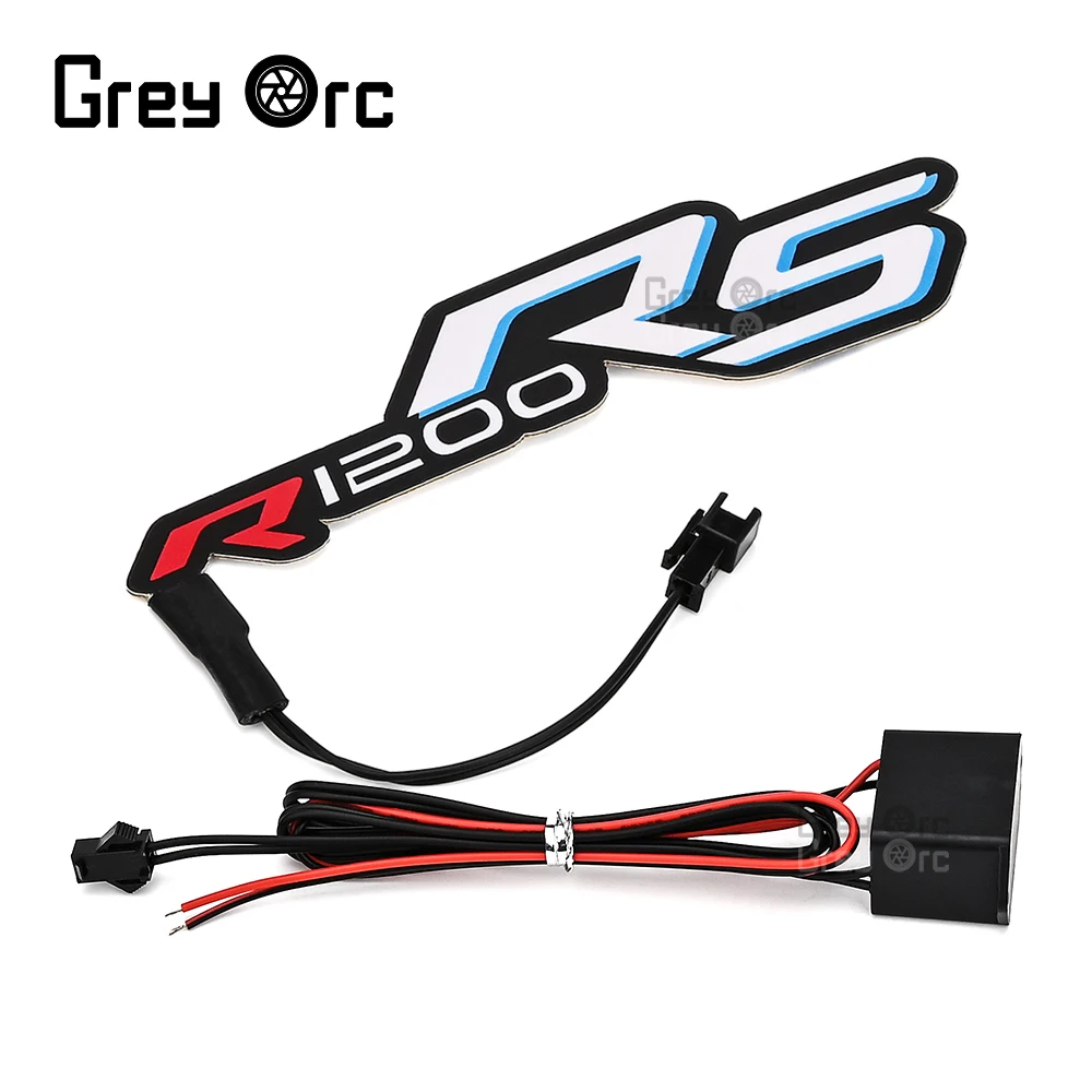 For BMW R1200 RS R1250 RS Accessories Motorcycle Cold Light Signal Sticker LED Flashing Light Sticker Badge