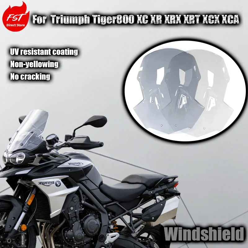 

Triumph Tiger 800 XC XR XRX XRT XCX XCA Motorcycle Sport Front Windshield for Enhanced Riding Experience