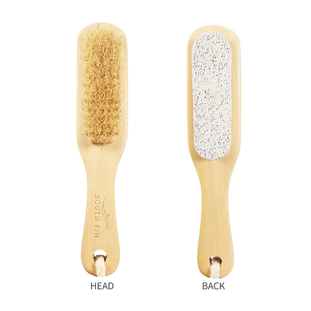 

2 PCS Scrubber Pumice Stone Foot File Callus Remover Scraper with Handle Mini for Feet