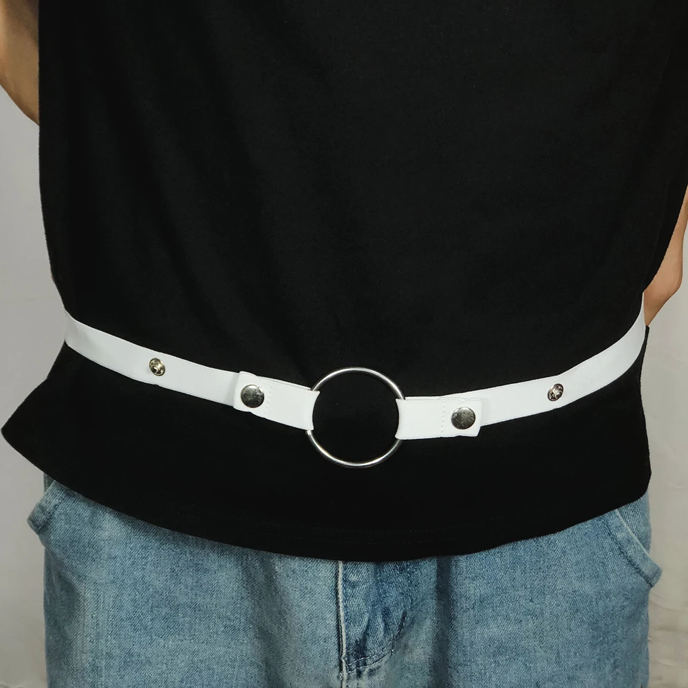 Man Waist Belt with Elastic Ring Classic Sport Belt for underwear