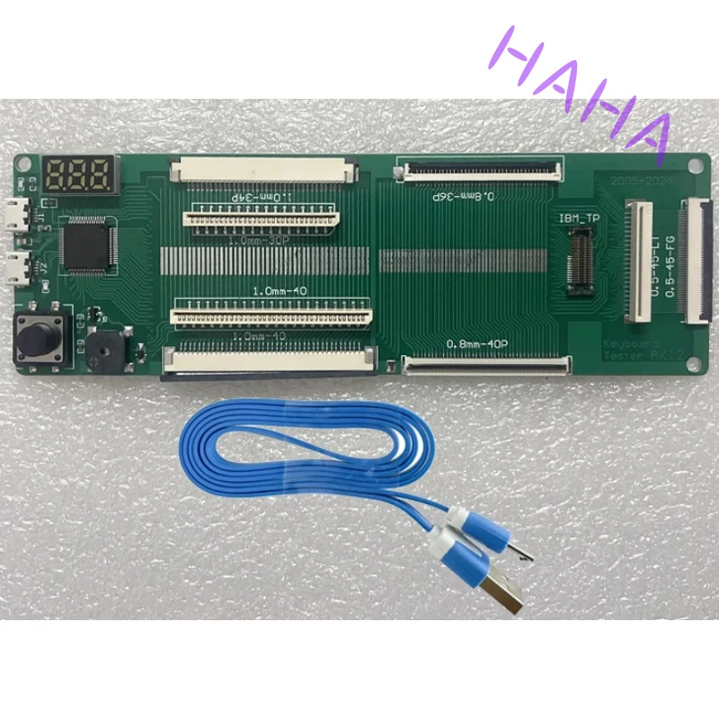 H+AK12 QK-AK12 New Original Laptop Keyboard Tester Testing Device Machine Tool USB Interface With Cable