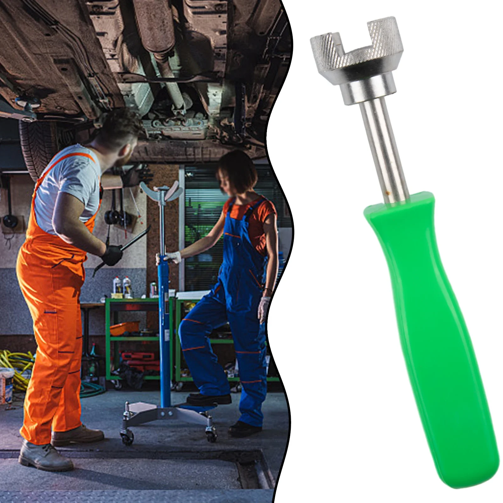 Strumento di rondella della molla del freno riparazione del compressore del pattino del freno freno a tamburo universale tenere premuto strumento di installazione maniglia in ABS