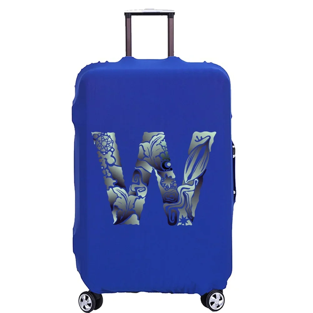 Travel Luggage Protectives Cover Elastic Dust-proof Thicken Trolley Covers for 18-32 Inch Suitcase Cases Engrave Image Letters