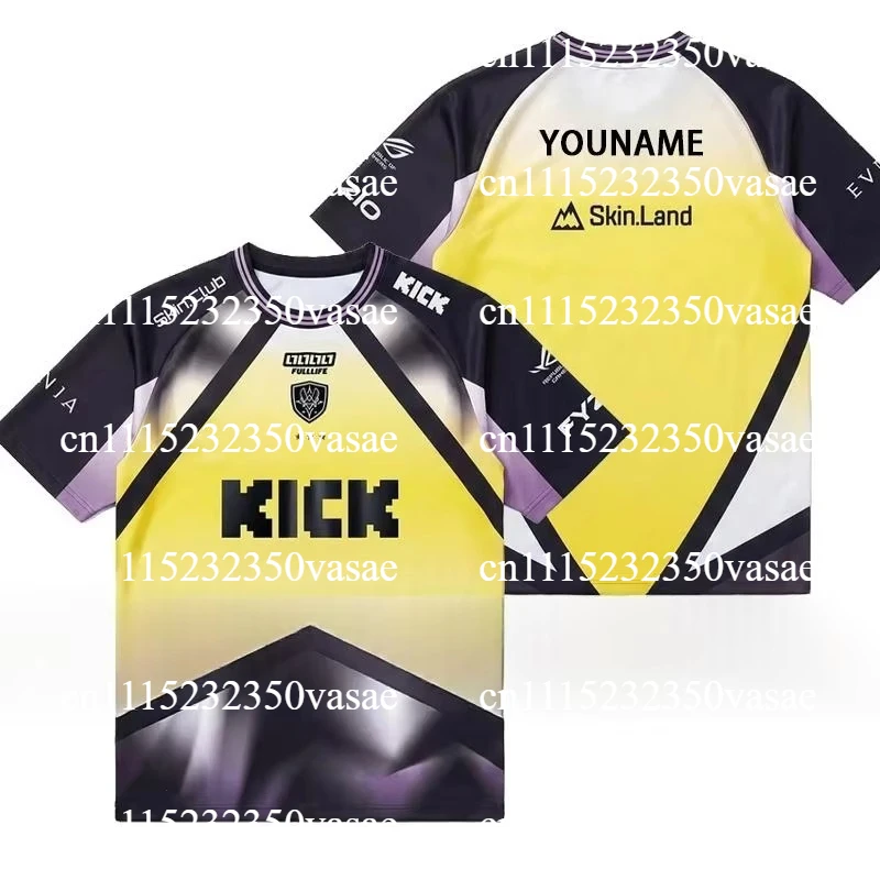 2026 New Vitality CS2 Valorant Grandmaster Esports Sports Jersey Family Matching T-shirt Suitable for Daily and Training WearY2K