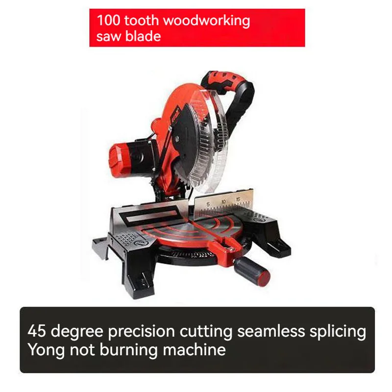 Saw aluminum machine 10 inch high precision aluminum woodworking cutting machine 45 degree angle multi-function miter saw