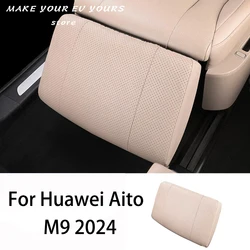 For Huawei Aito M9 2024 Second Row Electric Leg Rest Leather Protective Cover Interior Accessories