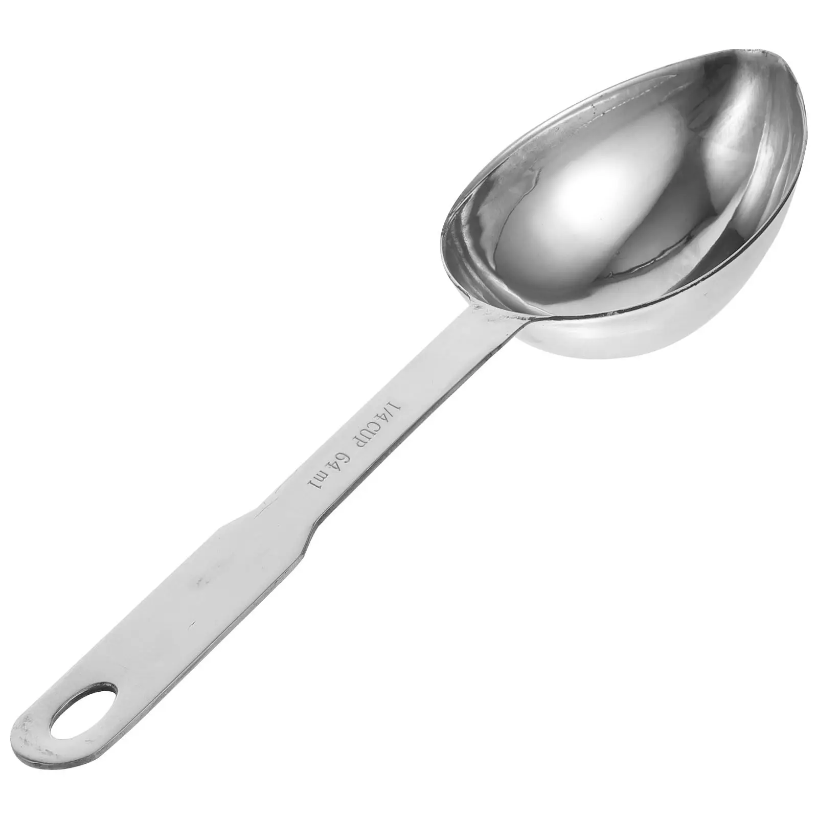 Heavy Duty Stainless Steel Measuring Spoons with Comfort Grip Handle Space Saving Compact for Kitchen Coffee Shop Milk Powder