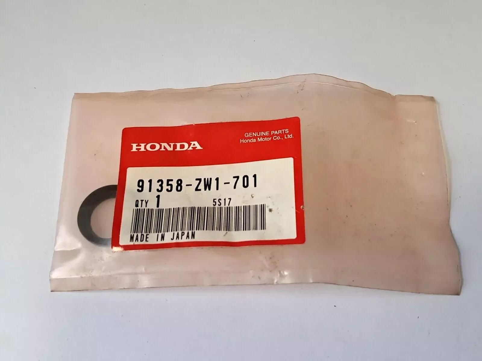 

91358-ZW1-701 уплотнительное кольцо для подвесной части Honda (оригинал)