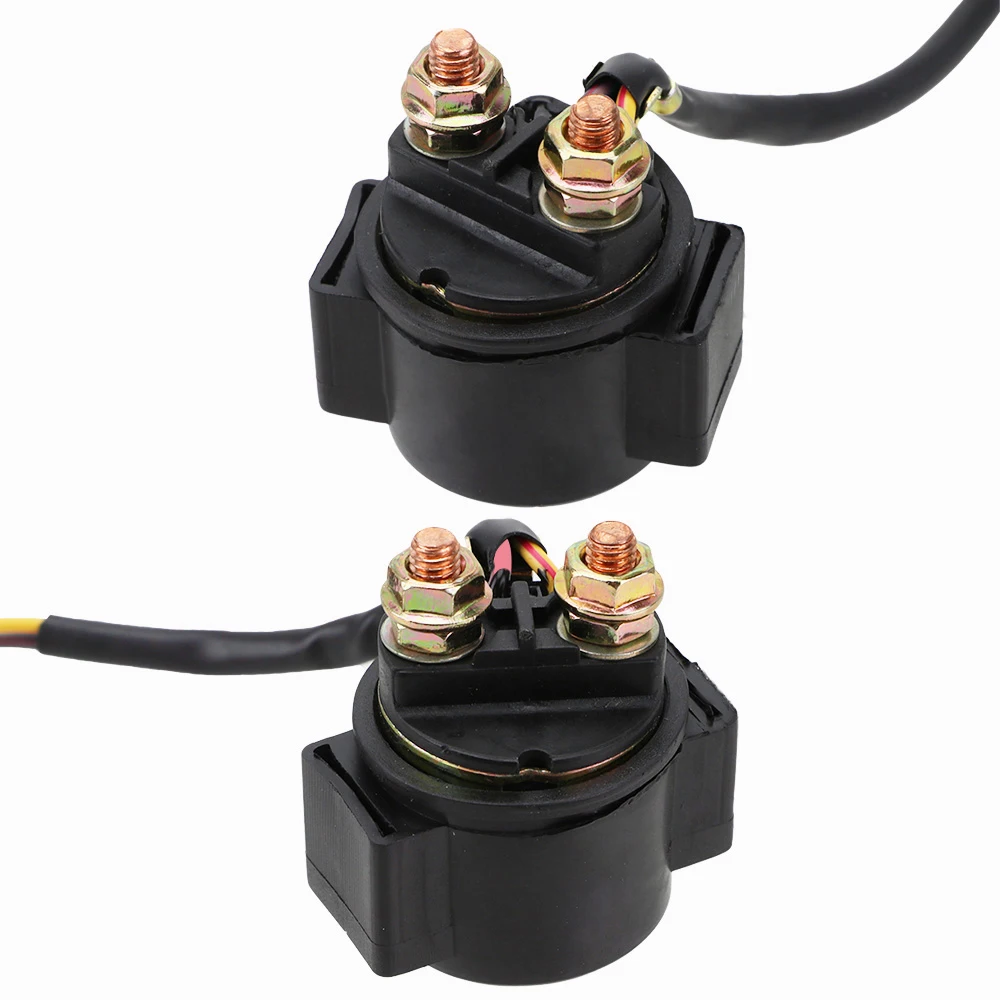 For GY6 50cc 125cc 150cc 2 Pin 2 Wires CG125,GY6-125 Motorcycle Starter Relay 20W For Scooter ATV Karts 12V 1Pcs Solenoid