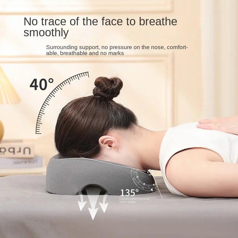 

Современная U-образная подушка для салонов красоты с наполнителем из пены с эффектом памяти, охлаждающая, многофункциональная, для массажных кушеток, 400TC