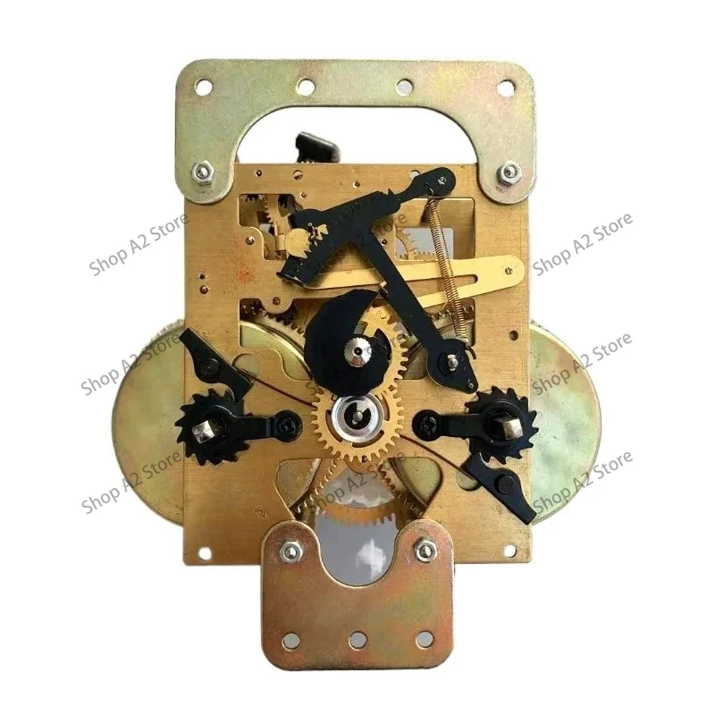 pure copper movement base wall clock old-fashioned timekeeping maintenance rocking machinery wind-up mechanical clock
