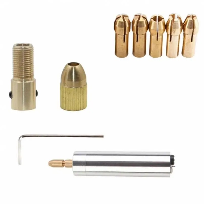 

12pcs / set USB Mini Electric Drill for Engraving / Polishing / Drilling with Drill Bit, Brass Chuck